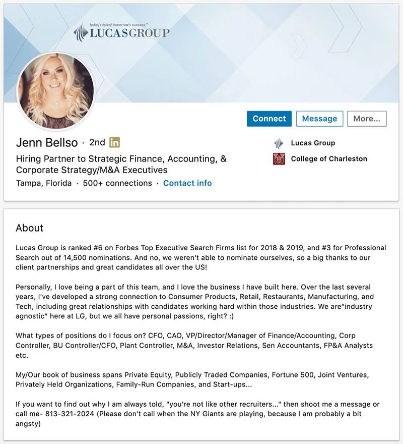 6个可以让你赢得第一印象的LinkedIn Summary/领英摘要