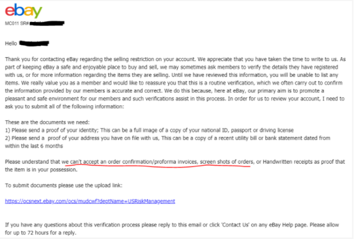 eBay本土号如何避免发生MC011 