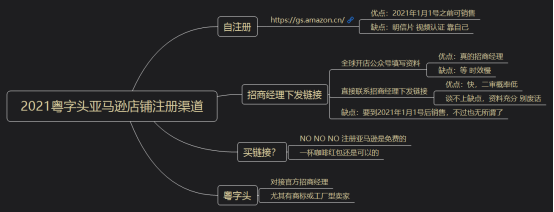2021年亚马逊全球开店店铺注册渠道