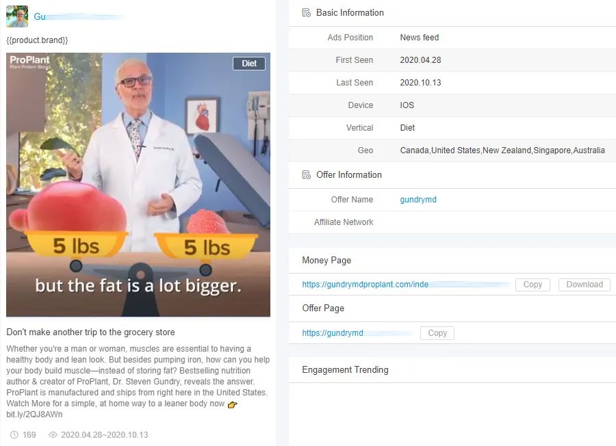 【盘点】Idvert一周（10.13-10.20）热门素材 MediaBuy Facebook专场