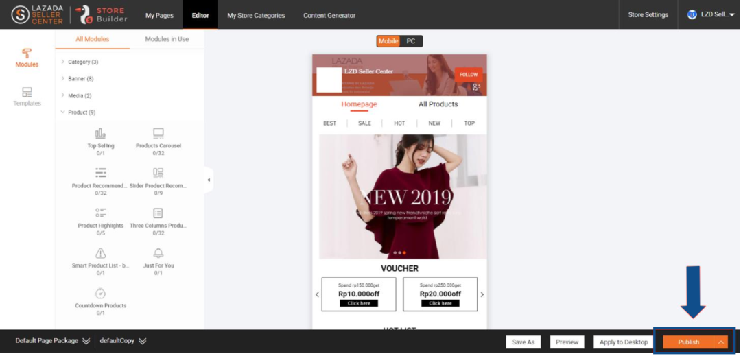 一文教你如何装修Lazada店铺 如何设置PDP Banner