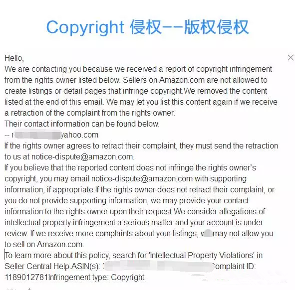 3种亚马逊侵权类型全解析（附亚马逊投诉侵权模板）