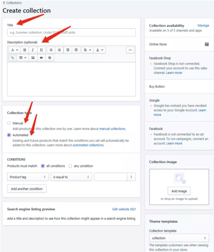 玩转Shopify l 教程之分类创建&产品上传