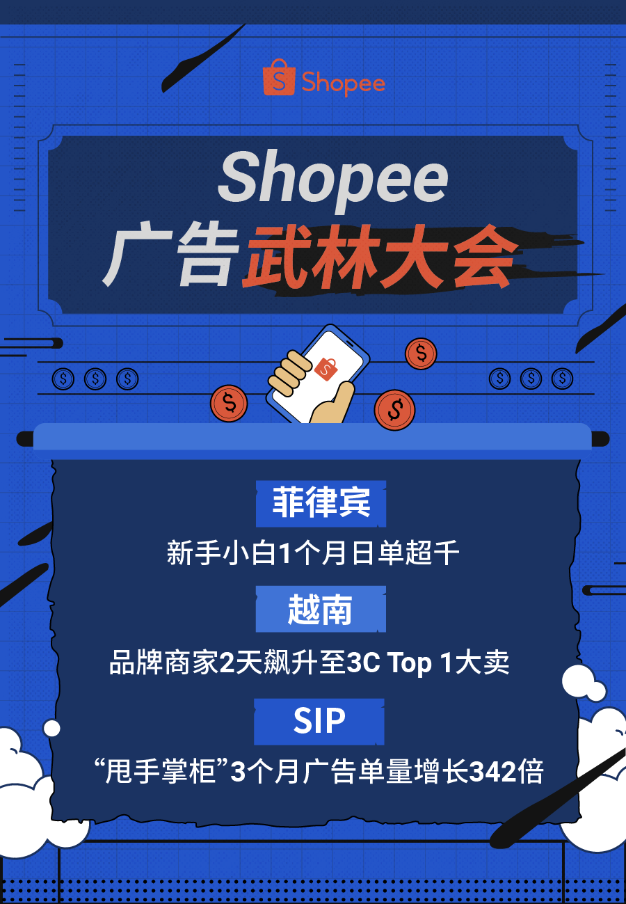 2天成类目Top 1, 免运营3个月单量涨342倍! Shopee广告不讲“武德”?
