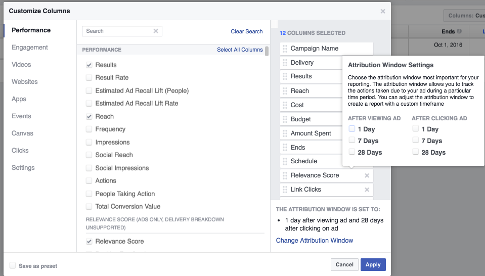 Messenger广告可使用哪些成效分析