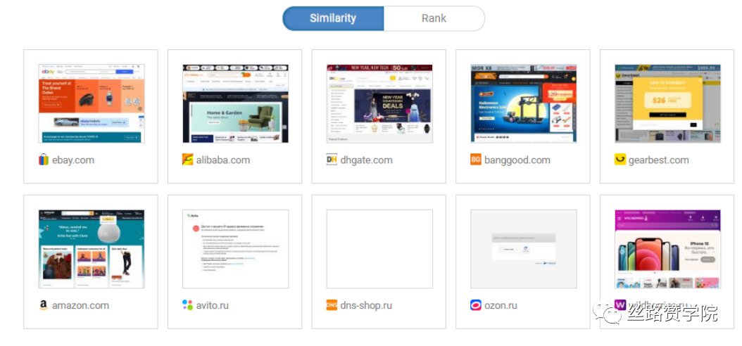竞对网站分析工具-SimilarWeb