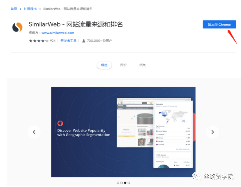 竞对网站分析工具-SimilarWeb