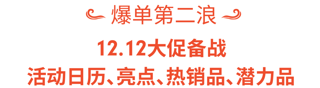 11.11倒数, 提前看12.12选品与大促日历！还有春节大促海外仓申报福利