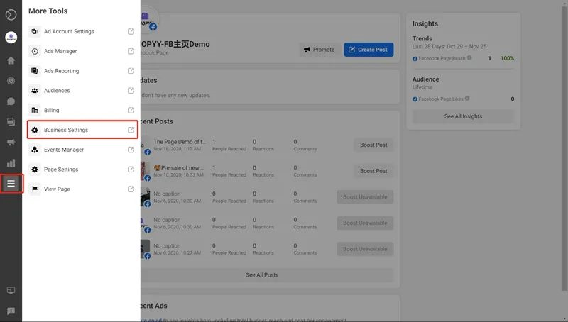 Facebook推广 - BM及验证企业主体