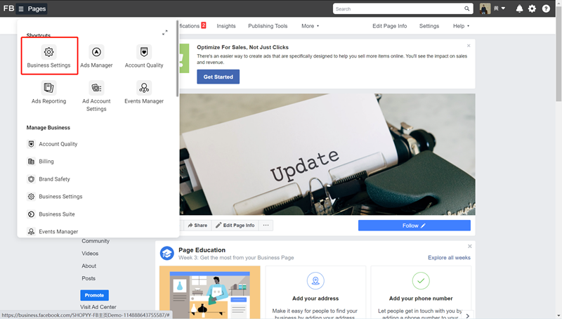 Facebook推广 - BM及验证企业主体