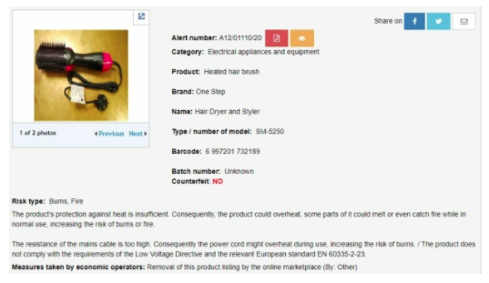 危险做法！被召回产品还在亚马逊、eBay等平台上出售