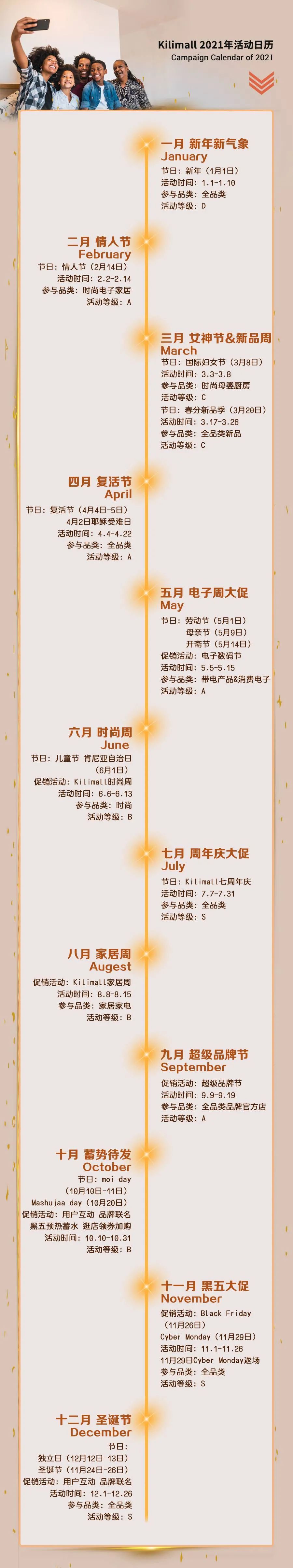 Kilimall 2021年活動日歷大公開！