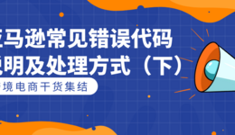 亚马逊常见错误代码说明及处理方式(下)
