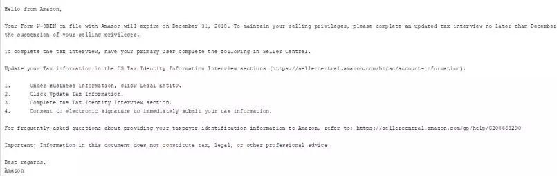 紧急！今早大批亚马逊店铺被封！要求提供信息