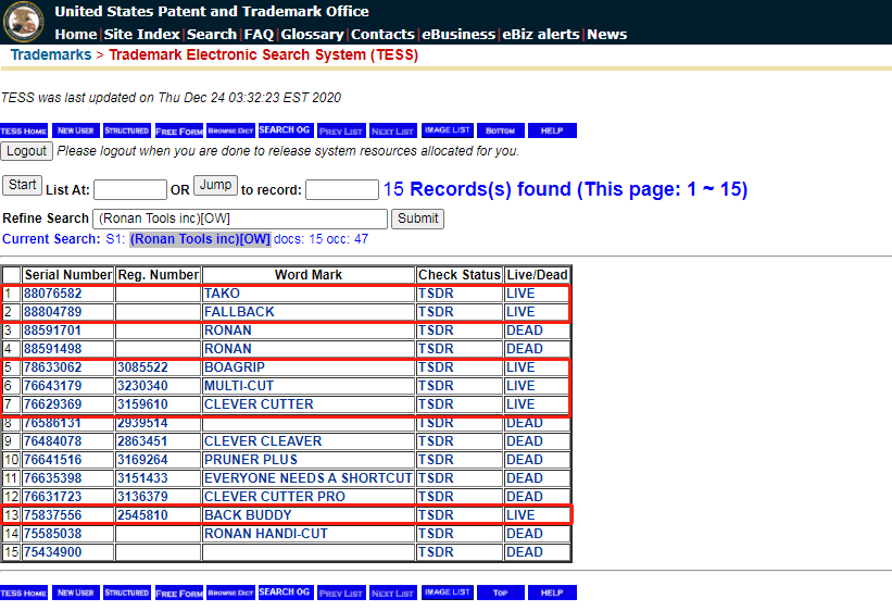 侵权预警 | GBC、Keener最新代理品牌案件分析，请注意排查！