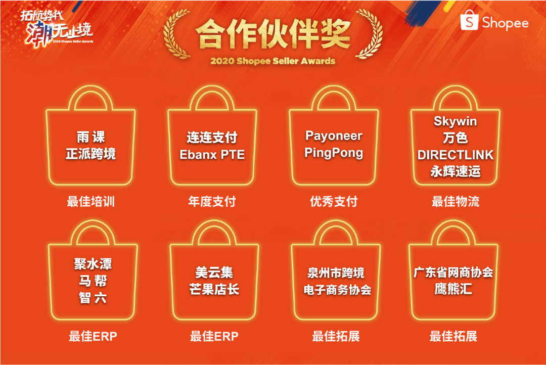 Shopee卖家颁奖盛典获奖名单公布, 快来一探“顶流”卖家风采
