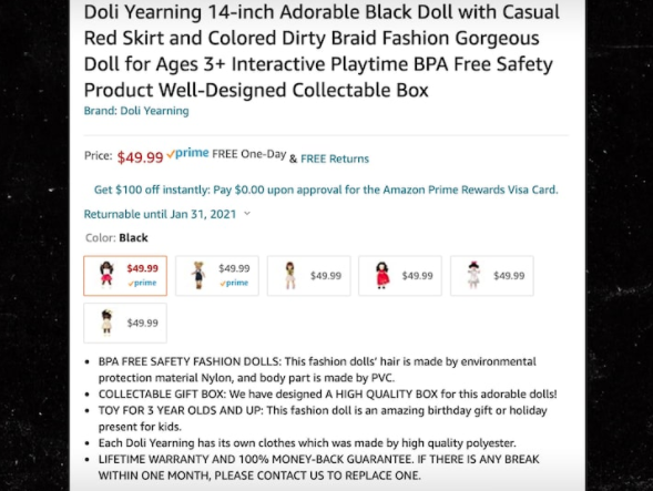 中国卖家又售种族主义的产品,亚马逊已将其下架