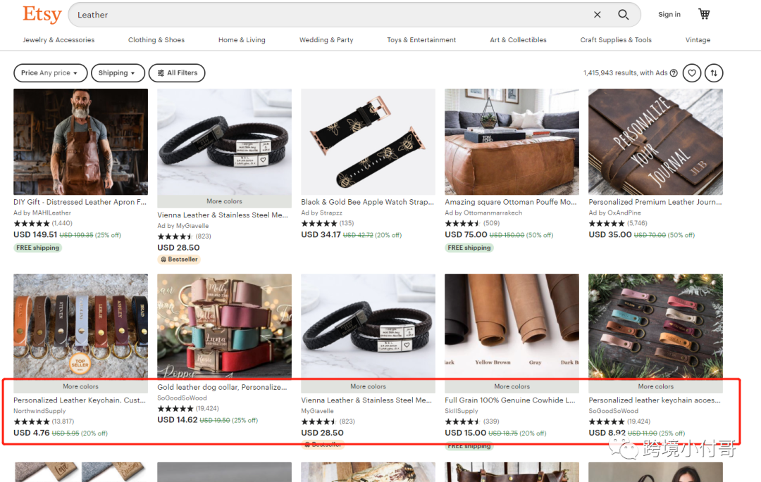 美国Etsy平台适合哪些产品？