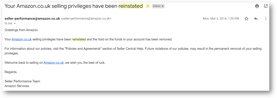 【干货】Richard第41期-亚马逊卖家如何让被封的店铺起死回生