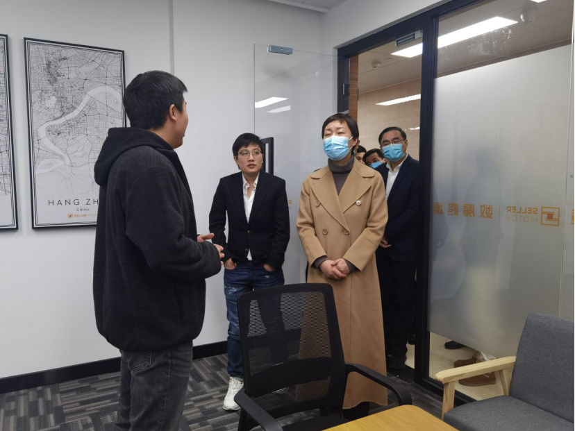 杭州市市委副书记佟桂莉一行考察数魔跨境 