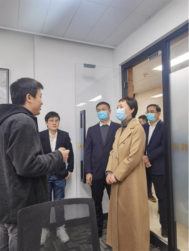 杭州市市委副书记佟桂莉一行考察数魔跨境 