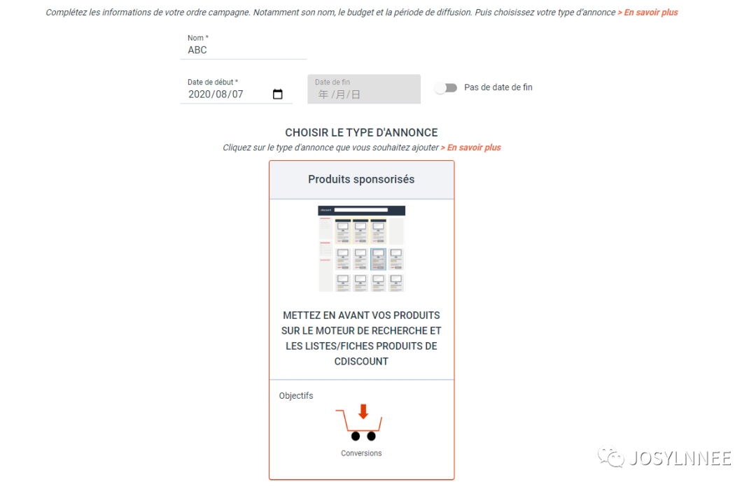 如何开启Cdiscount自动广告？