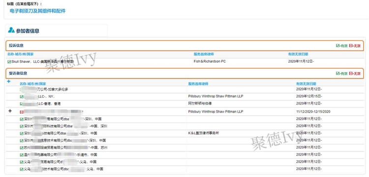 美国337侵权调查，数位大卖已中招