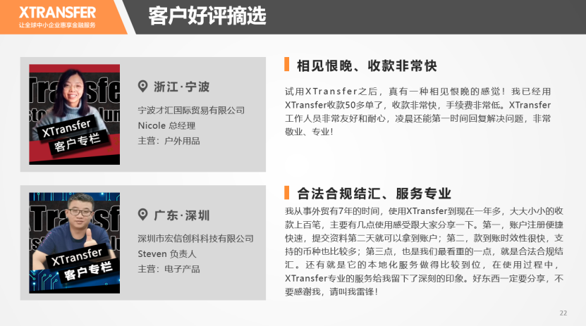 XTransfer解决中小微出口企业跨境支付痛点