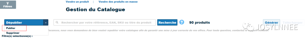 Cdiscount假期模式设置