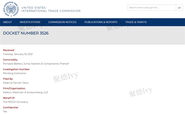 2021年美國企業(yè)新發(fā)337調(diào)查，批量中國企業(yè)被告侵權(quán)