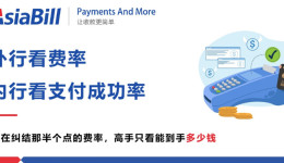 Asiabill提醒你︱外行看費率，內行看支付成功率！