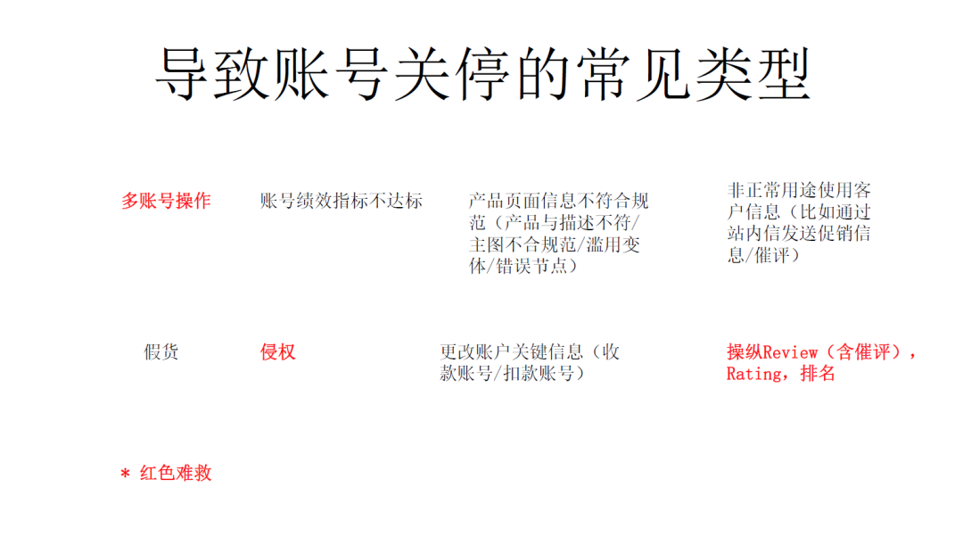 账号关停知识和申诉骚操作