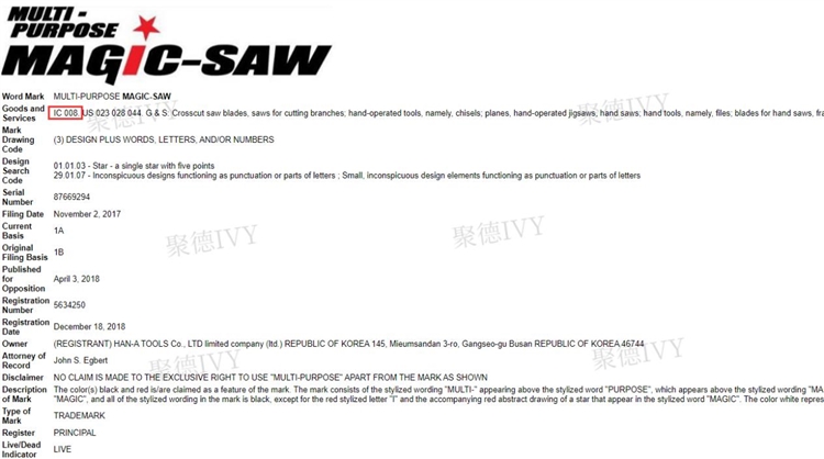 Keith律所最新代理韩国大品牌HAN-A TOOLS立案，TRO临时冻结已批准！