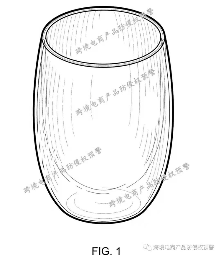 防侵权预警207：双层酒杯在美国市场的外观专利情况
