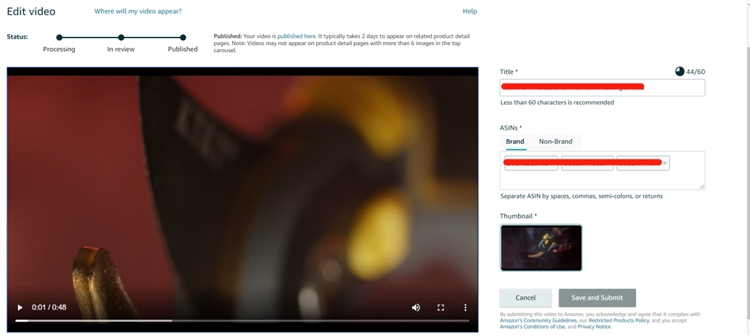 亚马逊LISTING流程化运营体系：亚马逊产品视频制作与关联视频设置技巧分享