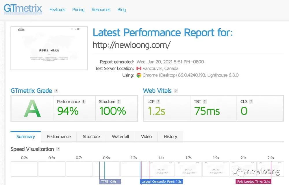 了解网站性能和用户体验评测工具GTmetrix获得更多客户转化