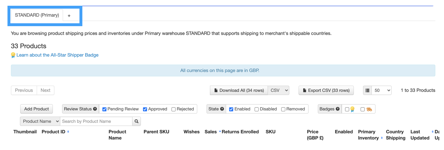 如何为您的产品启用 Wish Express