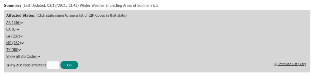 注意！美国暴风雪导致亚马逊仓库关闭，卡派停运，FedEx和UPS大面积延误