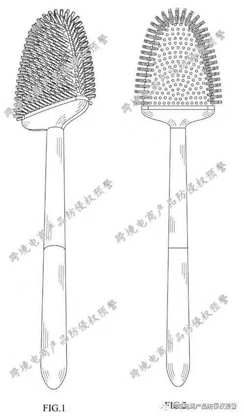 防侵权预警217：马桶清洁刷在美国市场的外观专利情况