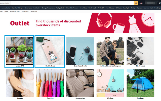 亚马逊清仓促销(Outlet Deal) 和清仓销售(Outlet Sale)