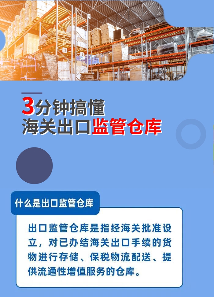 3分鐘搞懂海關(guān)出口監(jiān)管倉(cāng)庫(kù)