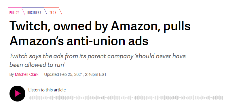 亚马逊被自己人背刺！奇葩操作引起民愤？