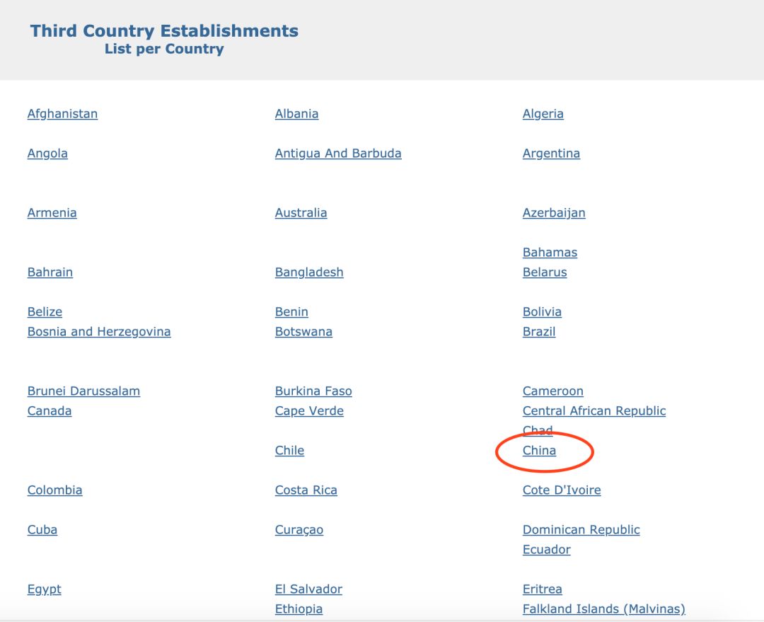食品品类-美国/欧洲/日本