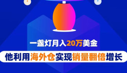 一盏灯月入20万美金，他利用海外仓实现销量翻倍增长！