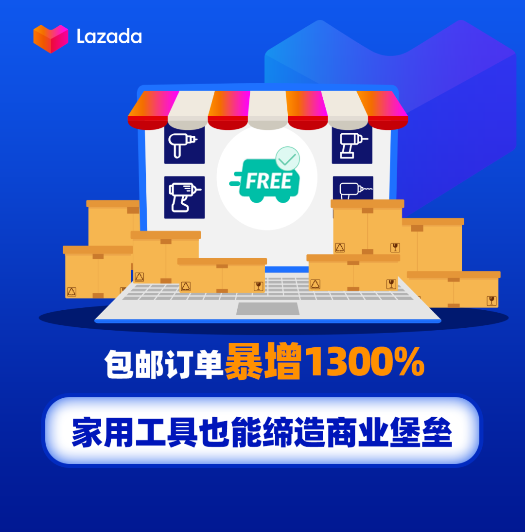 包邮订单暴增1300%！家用工具也能缔造商业堡垒