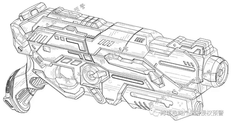 季节性选品玩具水枪在美亚站的 侵权预警242