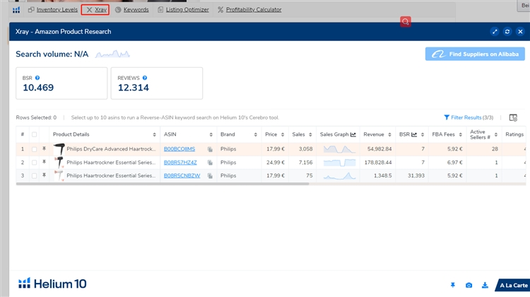Helium10 插件使用