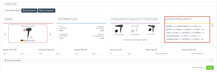 Helium10 插件使用