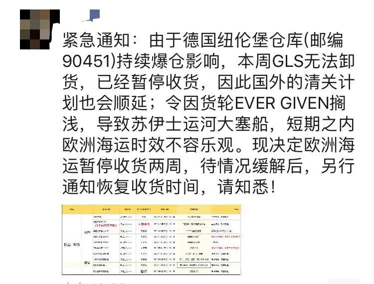 欧洲大面积爆仓！货代紧急停收欧洲海派，DPD、GLS和UPS已积压上万货物......