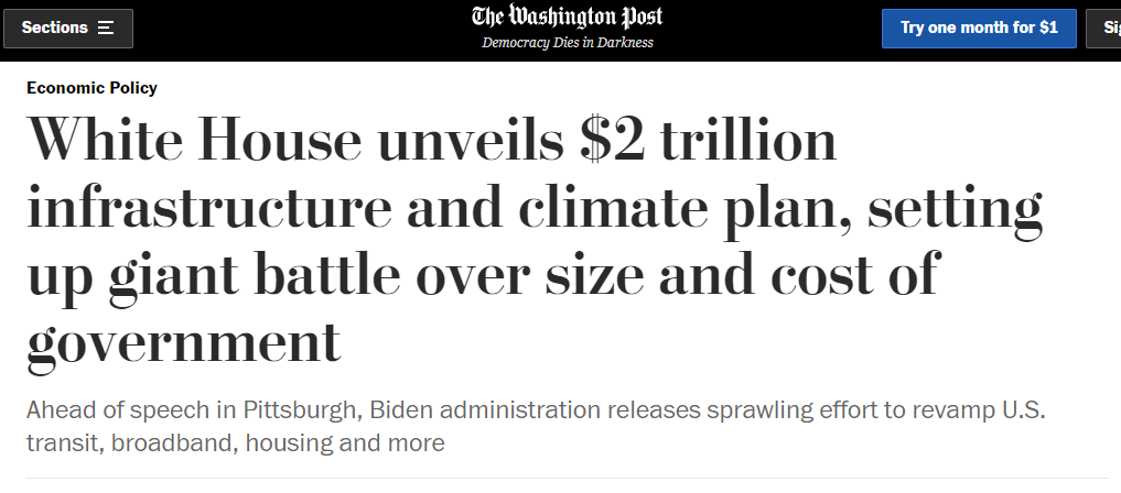 跨境卖家将面对更多税务？美国推出2万亿基建计划